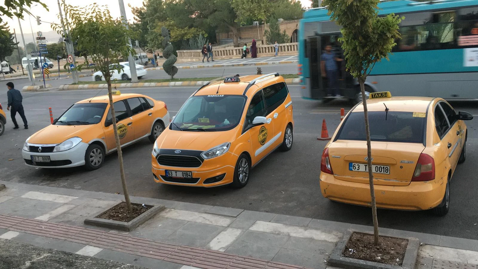 Şanlıurfa taksi durakları
